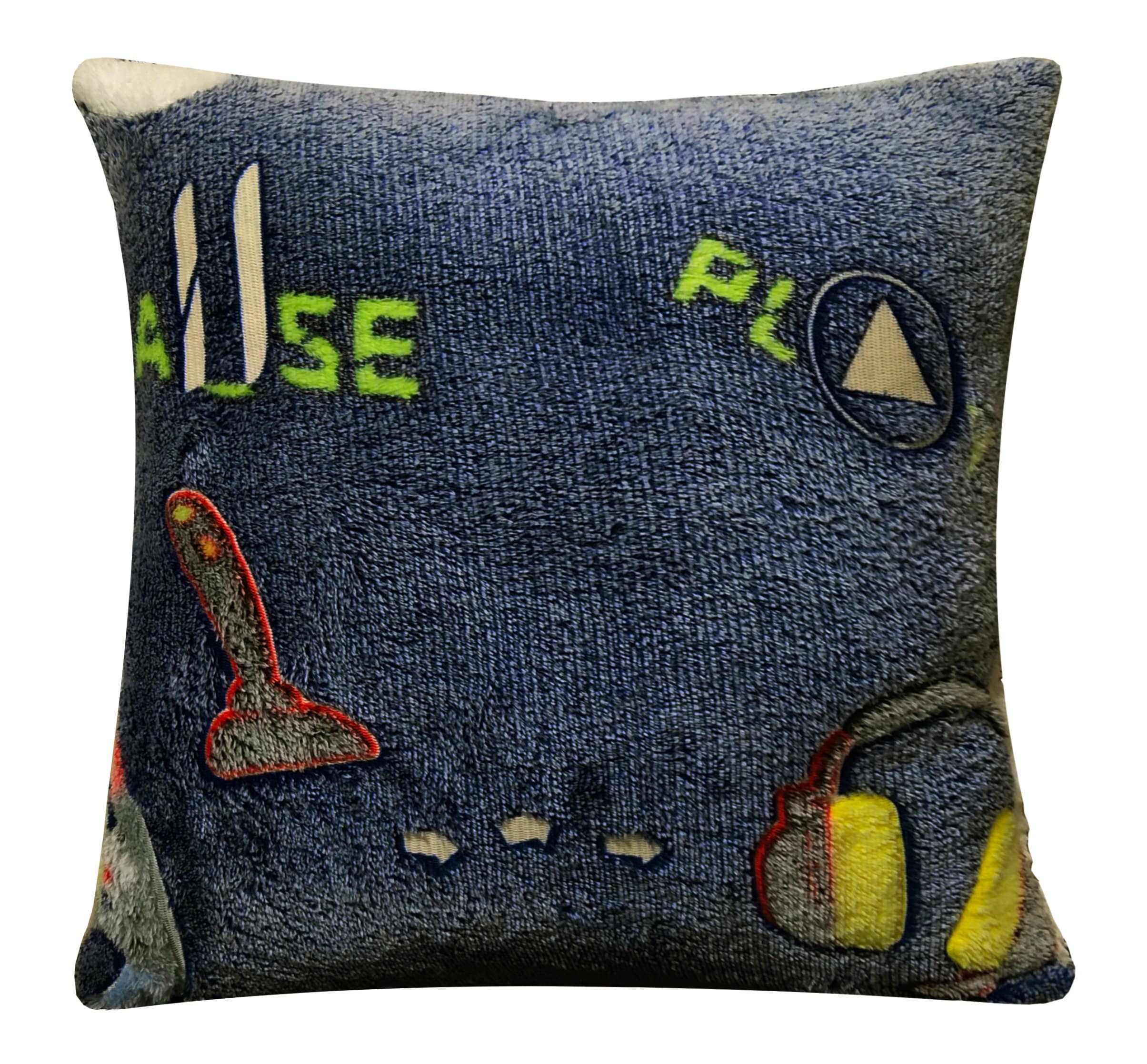 Glow In The Dark Teddy Fleece Duvet Set for Kids Warm Cosy Bedding Perfect for Winter