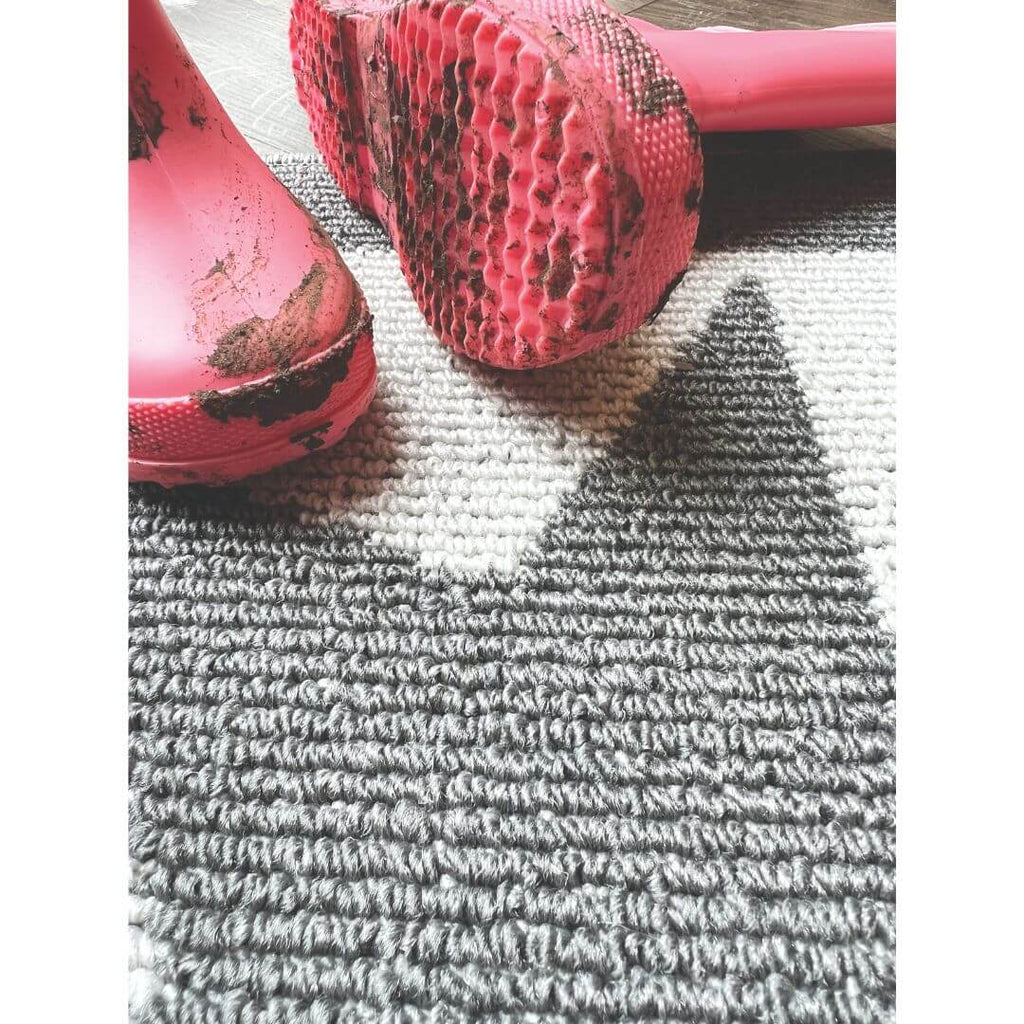 Washable Mat and Runner Star Design