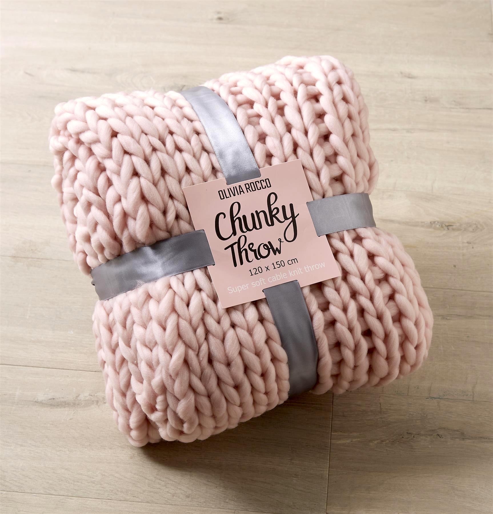 Handmade Chunky Cable Knit Throw Luxurious Oversized Super Soft Fleece Blanket for Sofa Bed Decor, Vibrant Bold Colors Cozy Stylish Home Gift