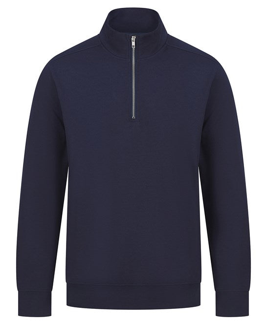 Regenerated Cotton & rPET 1/4 Zip Sweatshirt