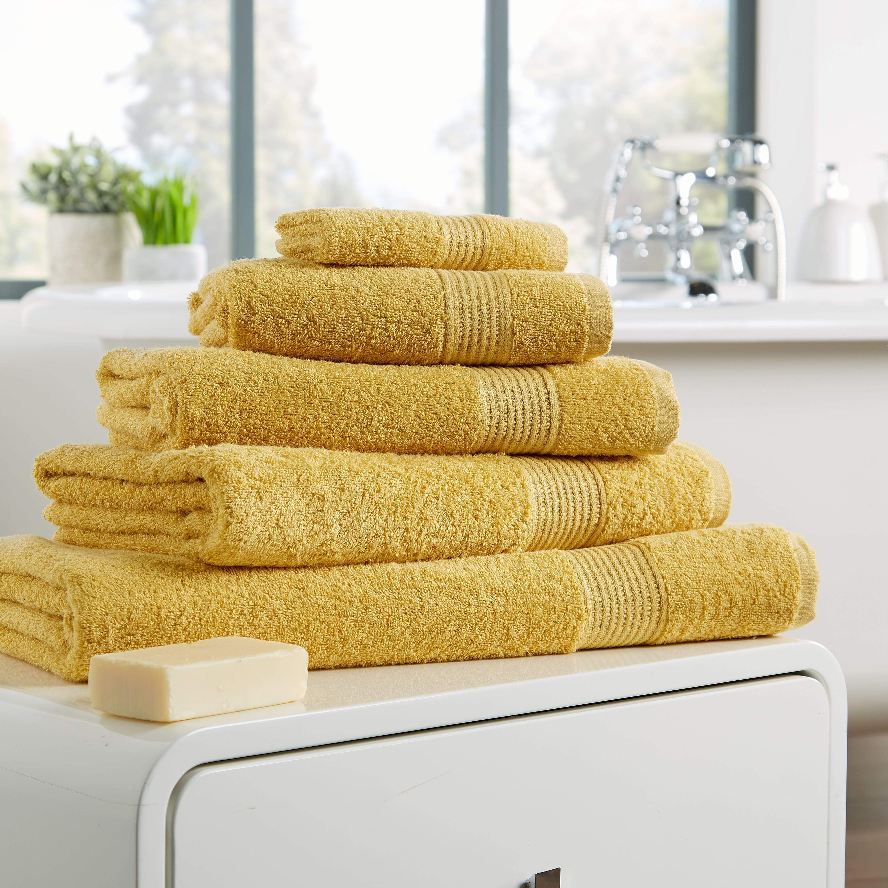 Home Collection Luxurious 500GSM Egyptian Cotton Towels High Absorbency Soft Durable OEKO-TEX Certified Various Sizes Elegant Colours