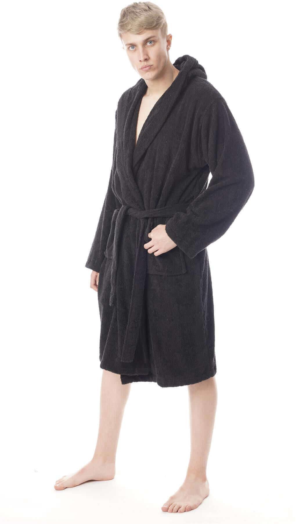 hooded-mens-bathrobe-super-soft-terry-towelling-ultra-absorbing-flannel-black-navy-charcoal-long-pile-ideal-for-shower-spa-home-gym-hotel-by-daisy-dreamer-robe-1176513616 - Bobobiy