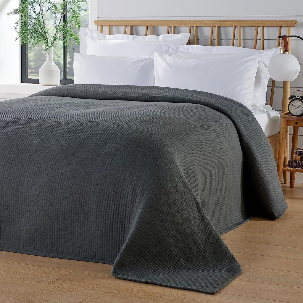 hotel-collection-240-x-260-cm-quilted-bedspread-in-sustainable-cotton-soft-and-durable-white-and-grey-bedding-for-elegant-bedroom-decor-by-olivia-rocco-240-x-260-cm-grey-bedspread-918 - Bobobiy