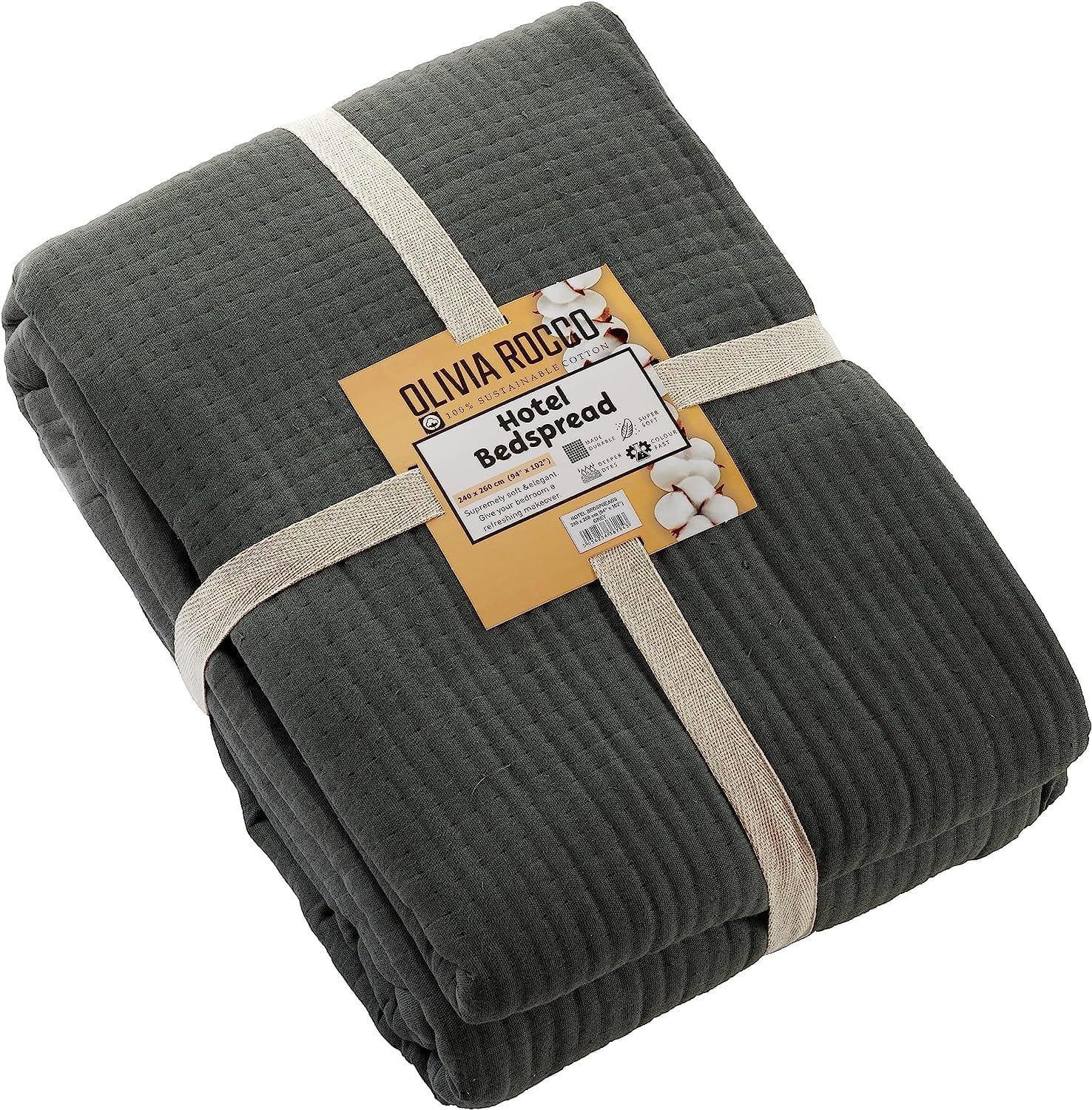 hotel-collection-240-x-260-cm-quilted-bedspread-in-sustainable-cotton-soft-and-durable-white-and-grey-bedding-for-elegant-bedroom-decor-by-olivia-rocco-bedspread-918381439 - Bobobiy