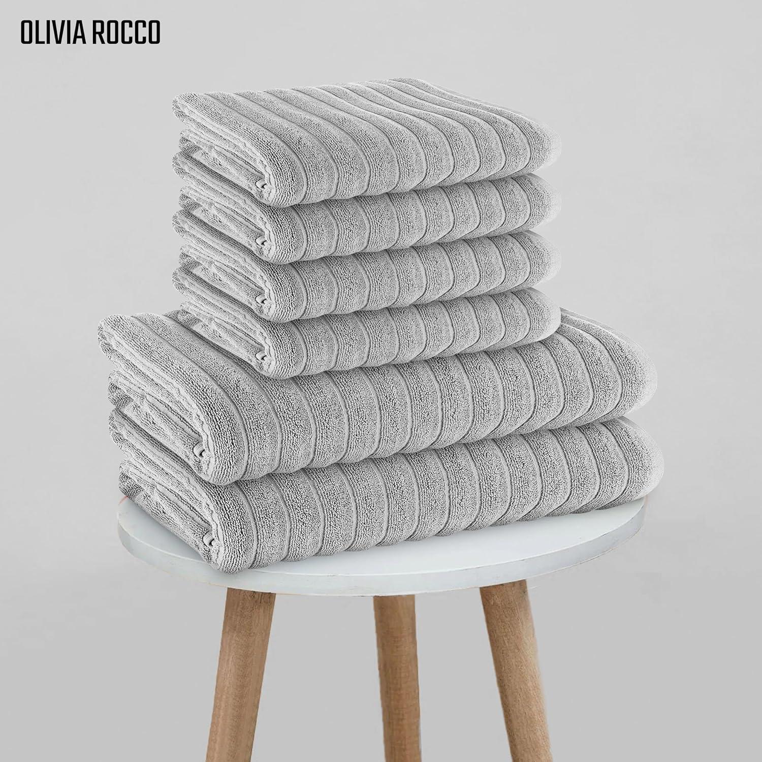 Hydro Cotton Ribbed Towels Highly Absorbent Luxurious Soft Lightweight Quick Dry, Jumbo Bath Sheet Packs & Towel Bale Sets Available