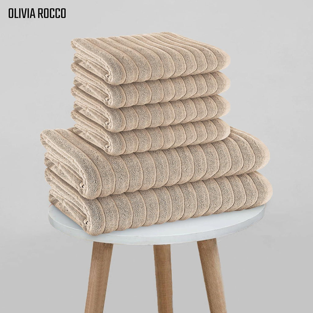 Hydro Cotton Ribbed Towels Highly Absorbent Luxurious Soft Lightweight Quick Dry, Jumbo Bath Sheet Packs & Towel Bale Sets Available