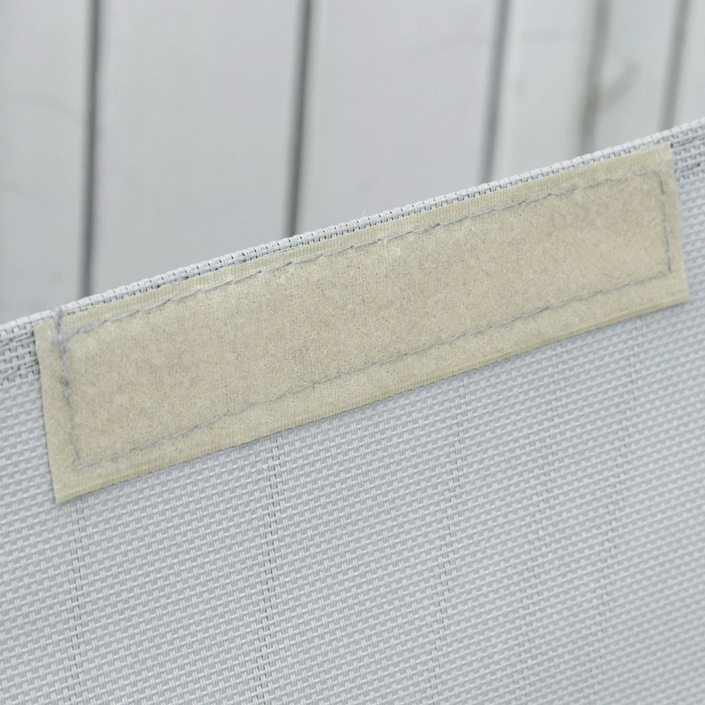 Outdoor Rocking Chair Sun Lounger Recliner Rocker with Texteline Fabric Patio Garden Relaxer with Pillow Grey - Bobobiy