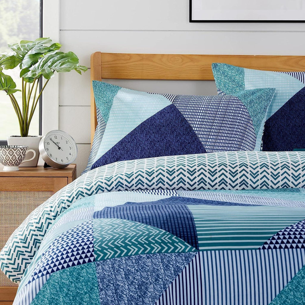 jasper-teal-durable-printed-duvet-cover-set-with-button-closure-by-olivia-rocco-elegant-bedroom-decor-in-single-double-and-king-sizes-premium-polyester-duvet-cover-917968567 - Bobobiy