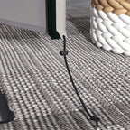 Light grey cover corner with securing cord and ground stake