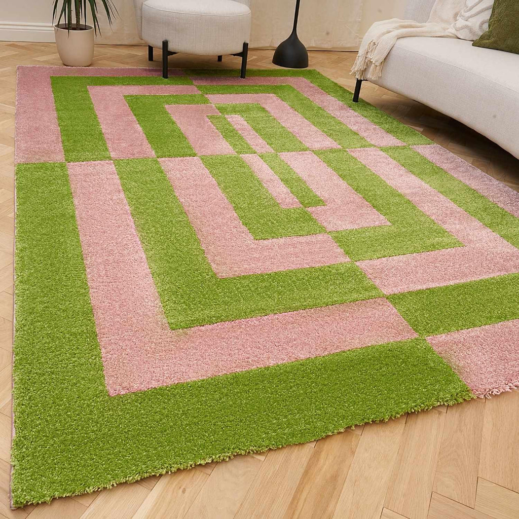 joli_geometric_green_pink_direct_image - Bobobiy