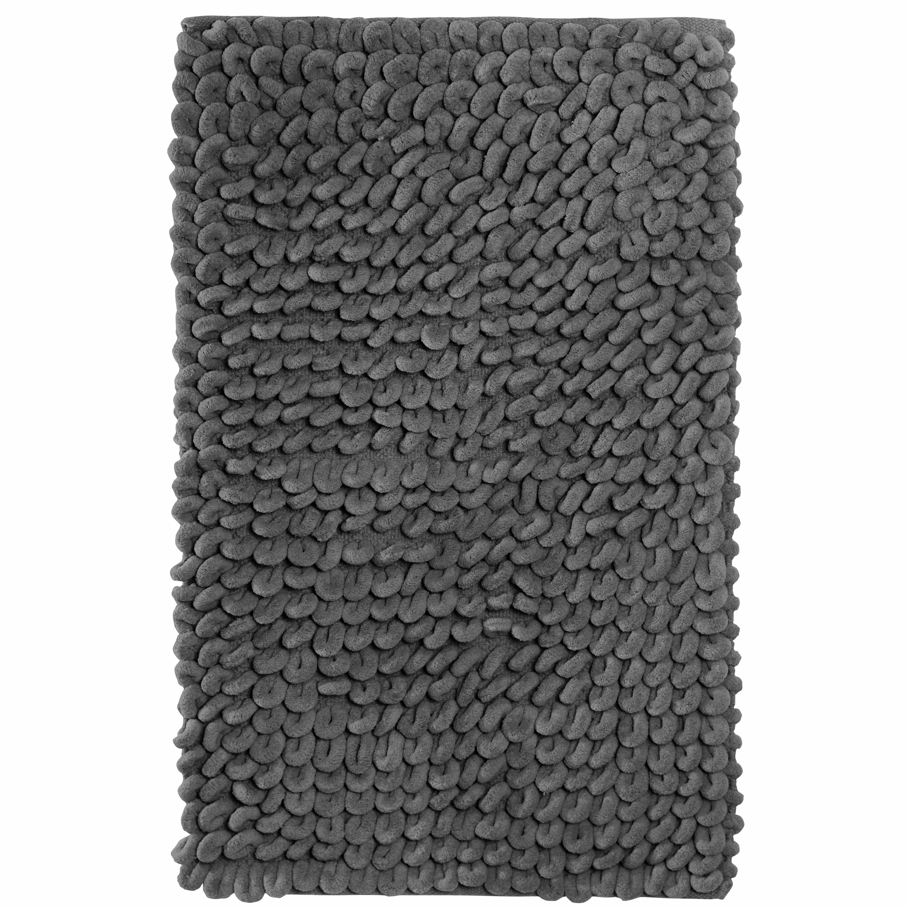 Jumbo Loop Bath Mat Non Slip Water Absorbent Rug for Shower & Toilet Large Size Floor Mats