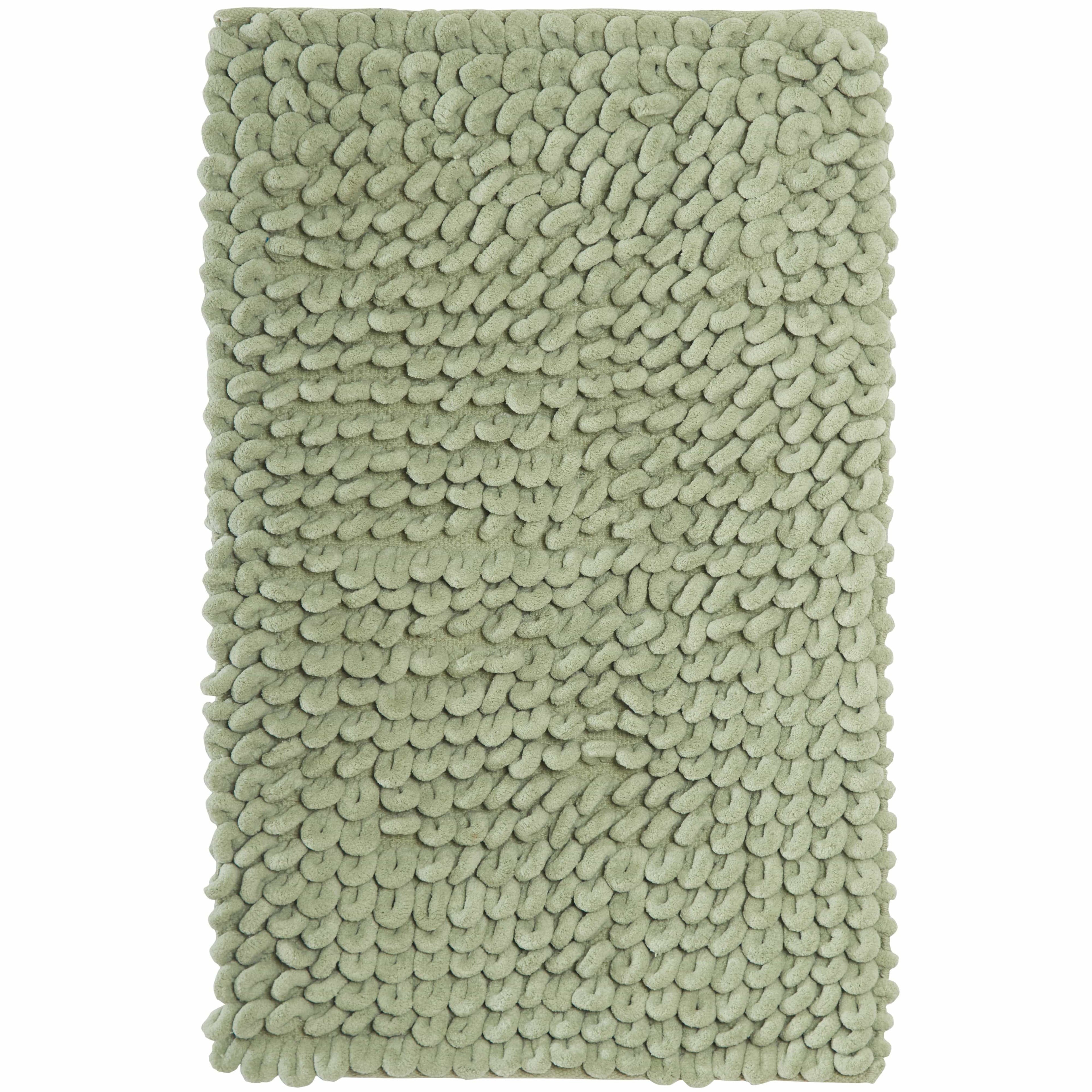 Jumbo Loop Bath Mat Non Slip Water Absorbent Rug for Shower & Toilet Large Size Floor Mats