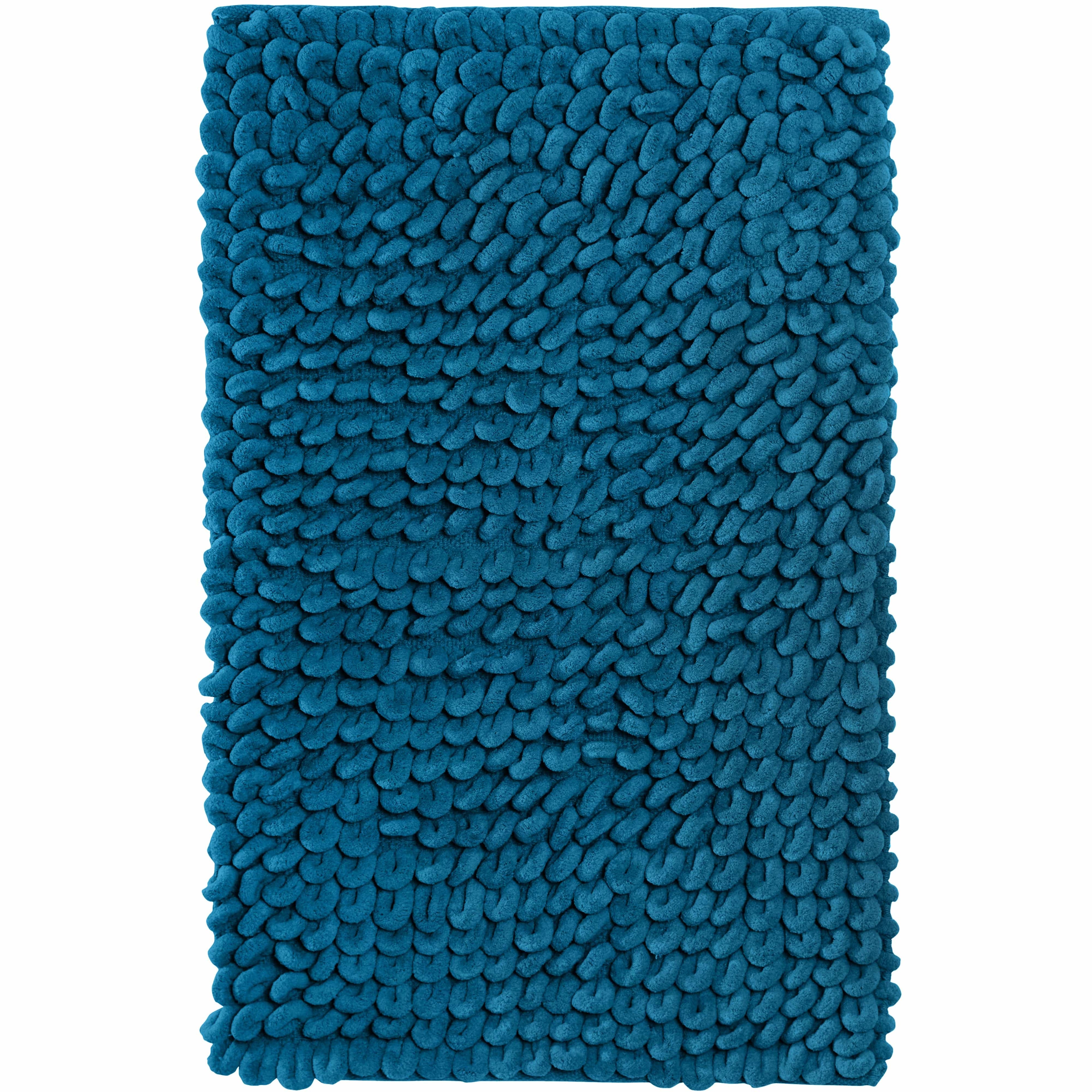 Jumbo Loop Bath Mat Non Slip Water Absorbent Rug for Shower & Toilet Large Size Floor Mats