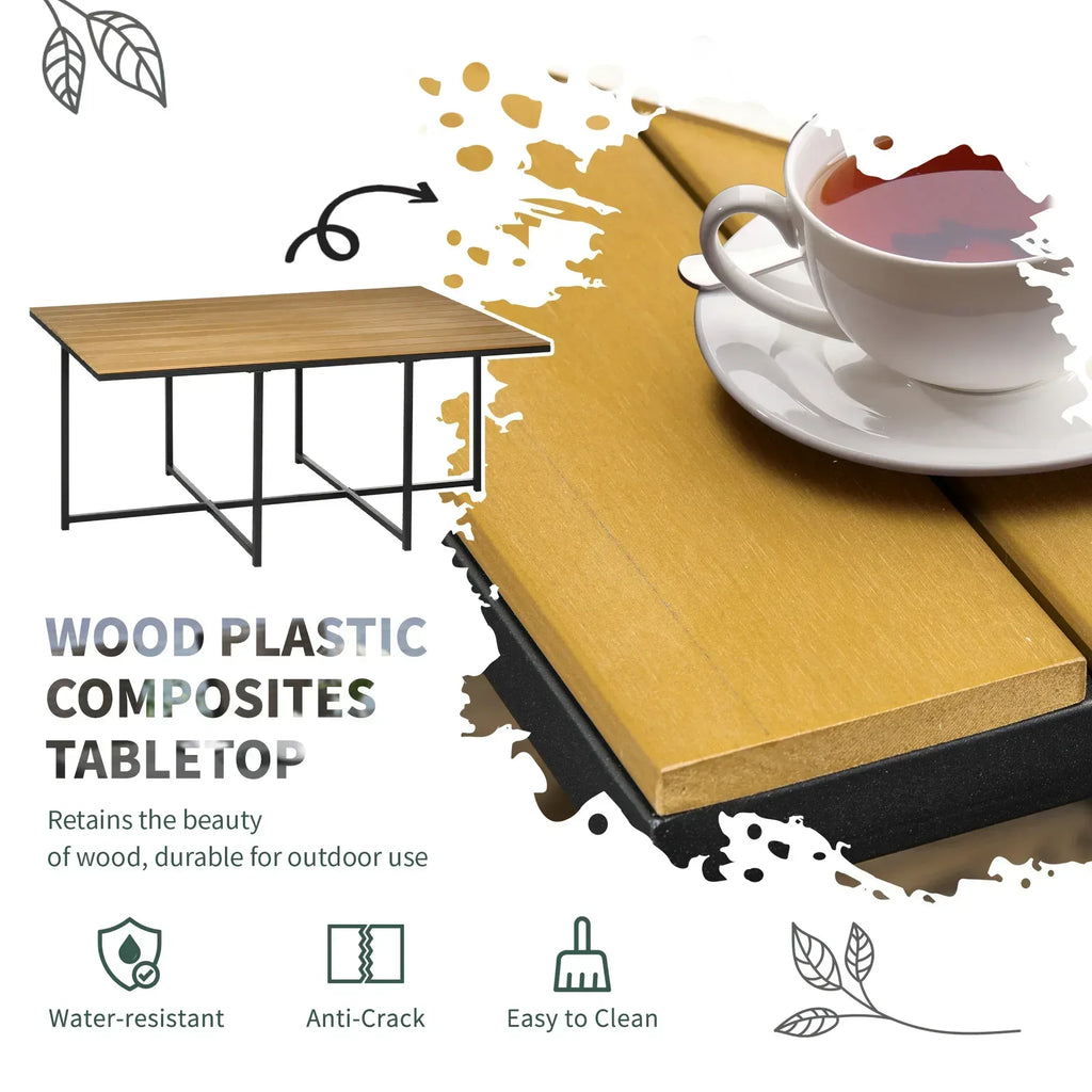 10 Seater Rattan Cube Garden Furniture Set, Rattan Dining Set with Cushions, Outdoor Dining Table and Chairs with 6 Armchairs, 4 Stools, Rectangular Wood Grain Plastic Top Table, Black - Bobobiy