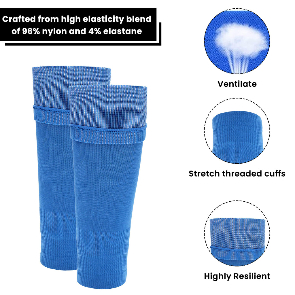 kids-leg-sleeve-socks-blue-fits-over-calf-shin-pads-compression-sleeves-for-football-training-running-by-sock-stack-blue-socks-1176798638 - Bobobiy