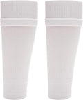 kids-leg-sleeve-socks-white-fits-over-calf-shin-pads-compression-sleeves-for-football-training-running-by-sock-stack-white-socks-1176755002 - Bobobiy
