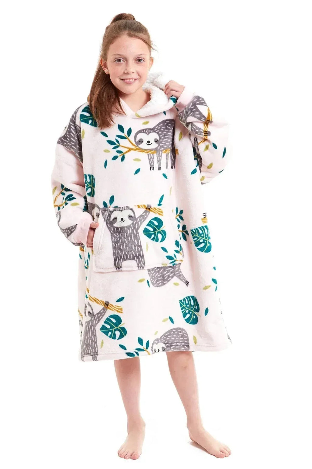 kids-oversized-hooded-fleece-blanket-ultra-soft-sherpa-fur-with-elastic-cuffs-and-double-pocket-for-ages-8-15-by-daisy-dreamer-hooded-blanket-617785562 - Bobobiy