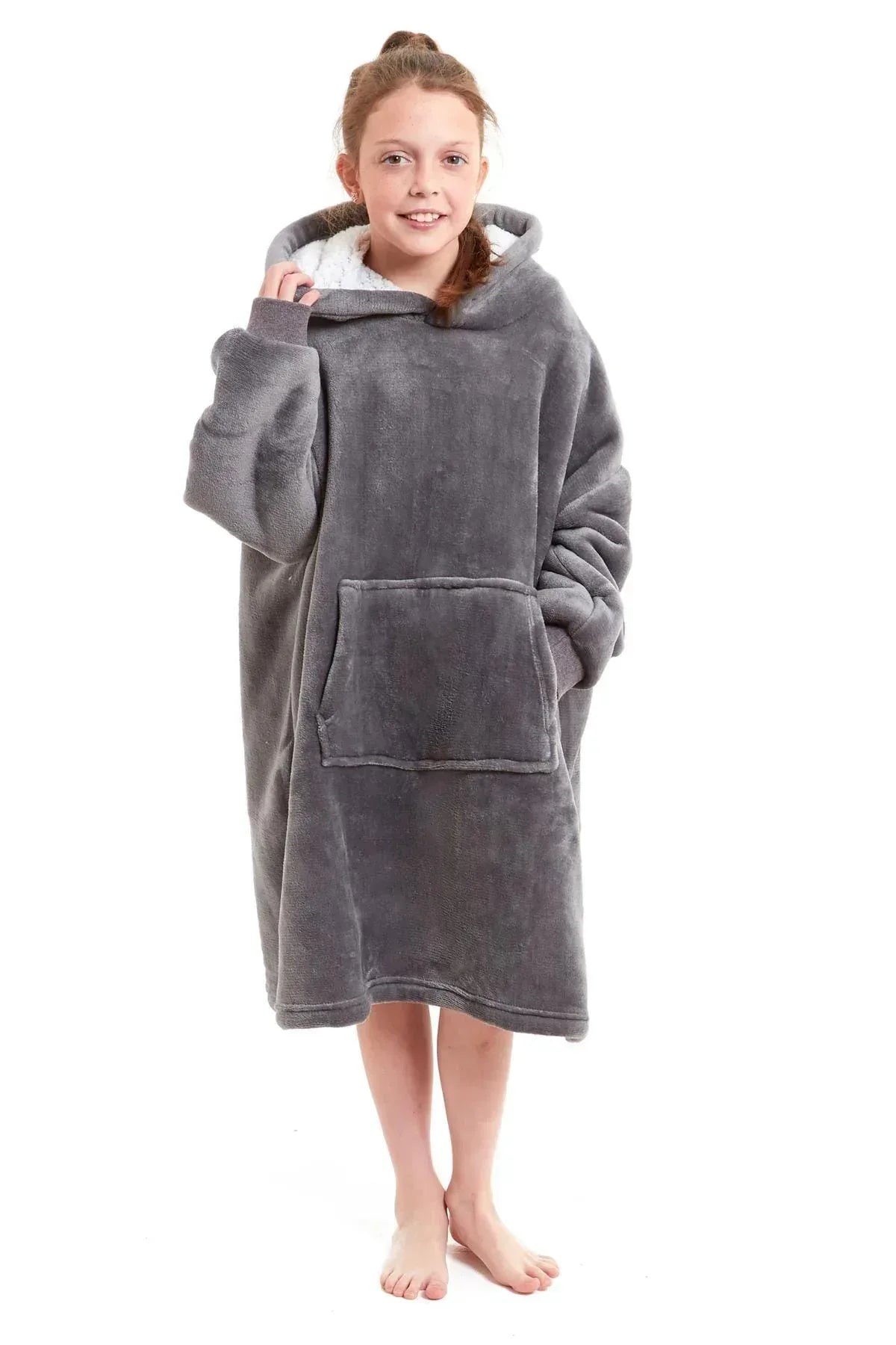 kids-oversized-hooded-fleece-blanket-ultra-soft-sherpa-fur-with-elastic-cuffs-and-double-pocket-for-ages-8-15-by-daisy-dreamer-hooded-blanket-617785564 - Bobobiy