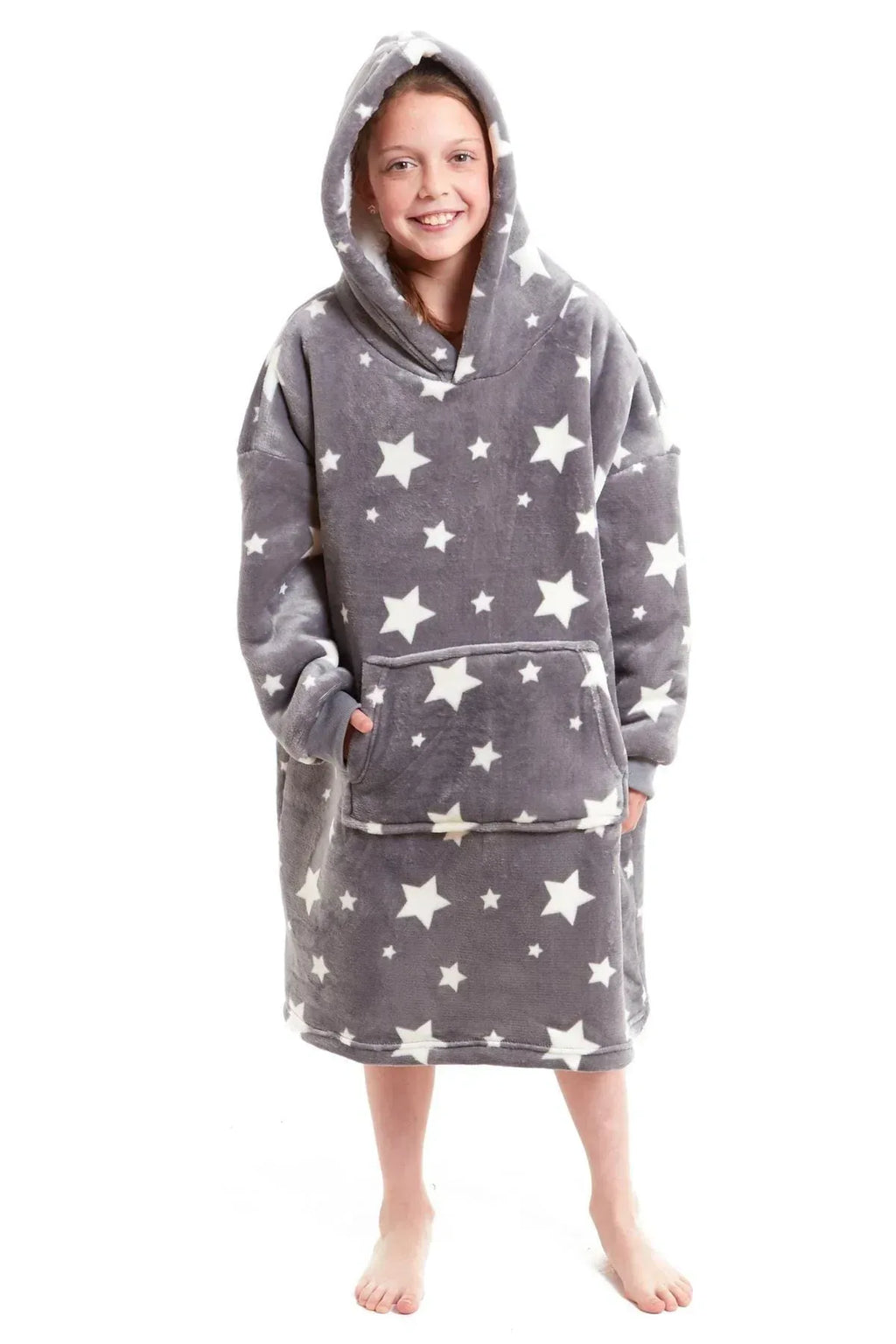 kids-oversized-hooded-fleece-blanket-ultra-soft-sherpa-fur-with-elastic-cuffs-and-double-pocket-for-ages-8-15-by-daisy-dreamer-hooded-blanket-617785585 - Bobobiy