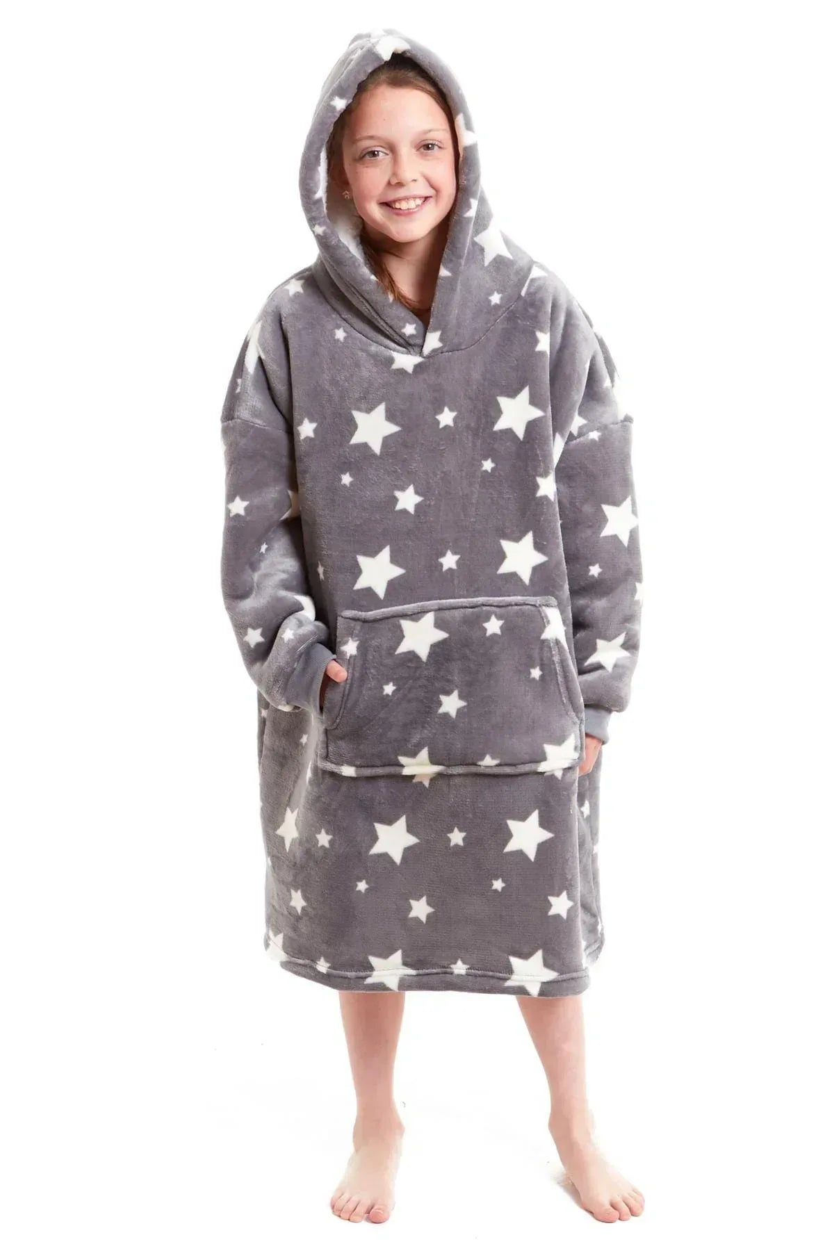 kids-oversized-hooded-fleece-blanket-ultra-soft-sherpa-fur-with-elastic-cuffs-and-double-pocket-for-ages-8-15-by-daisy-dreamer-hooded-blanket-617785585 - Bobobiy