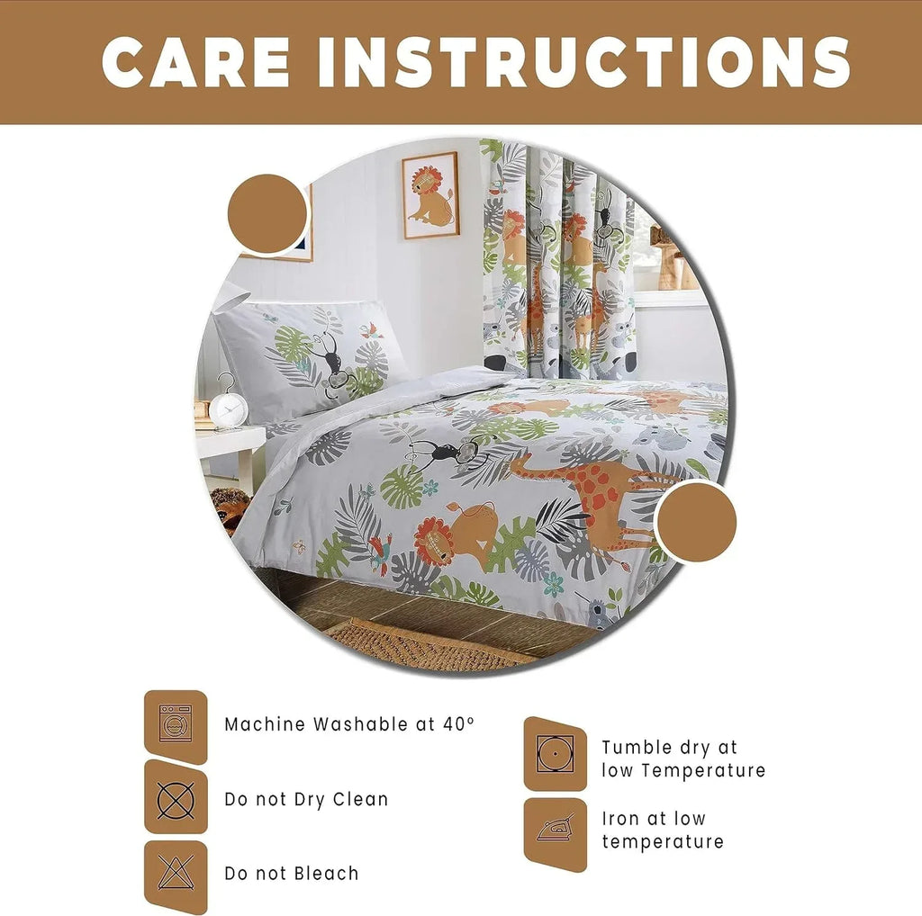 kids-safari-jungle-animal-print-duvet-cover-set-soft-cosy-and-durable-lightweight-bedding-with-pillowcase-by-olivia-rocco-duvet-cover-945882115 - Bobobiy