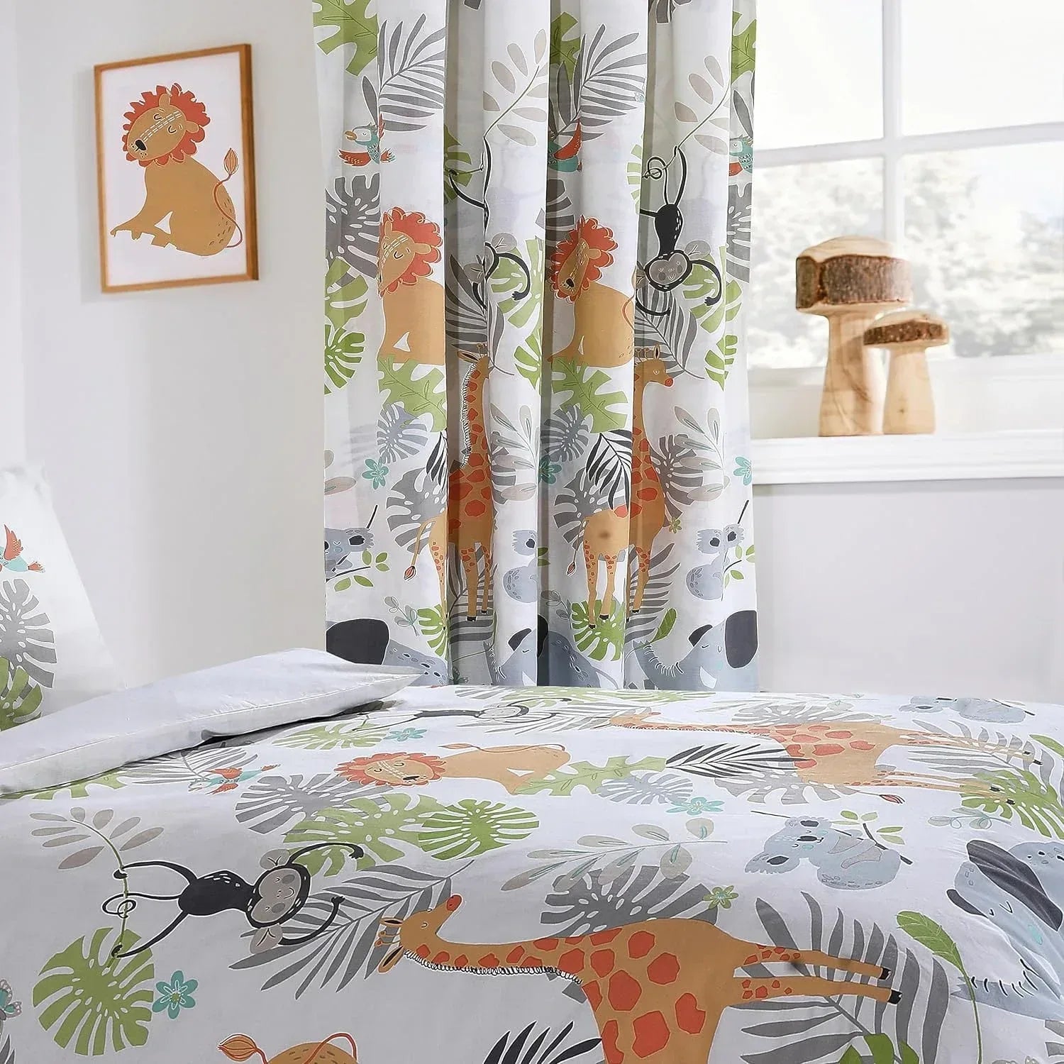 kids-safari-jungle-animal-print-duvet-cover-set-soft-cosy-and-durable-lightweight-bedding-with-pillowcase-by-olivia-rocco-duvet-cover-945882118 - Bobobiy
