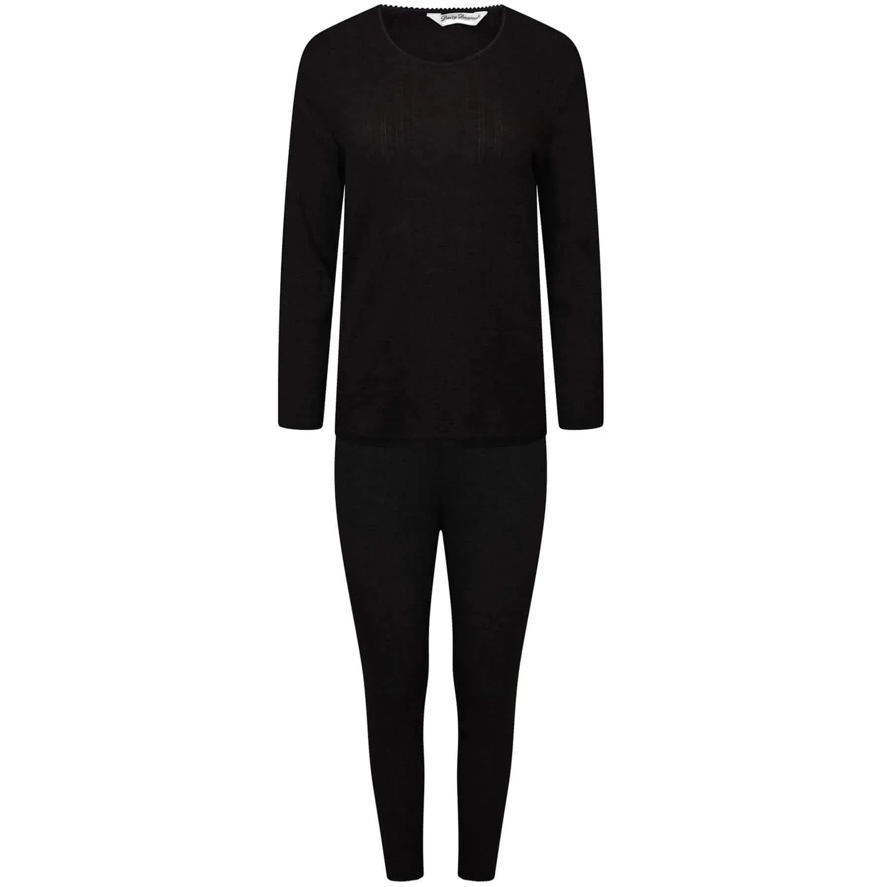 kids-thermal-underwear-set-for-girls-long-sleeve-top-and-pants-insulating-cotton-rich-winter-baselayer-soft-breathable-multiple-colors-sizes-by-heatwave-thermalwear-black-3-5-yrs-ther - Bobobiy