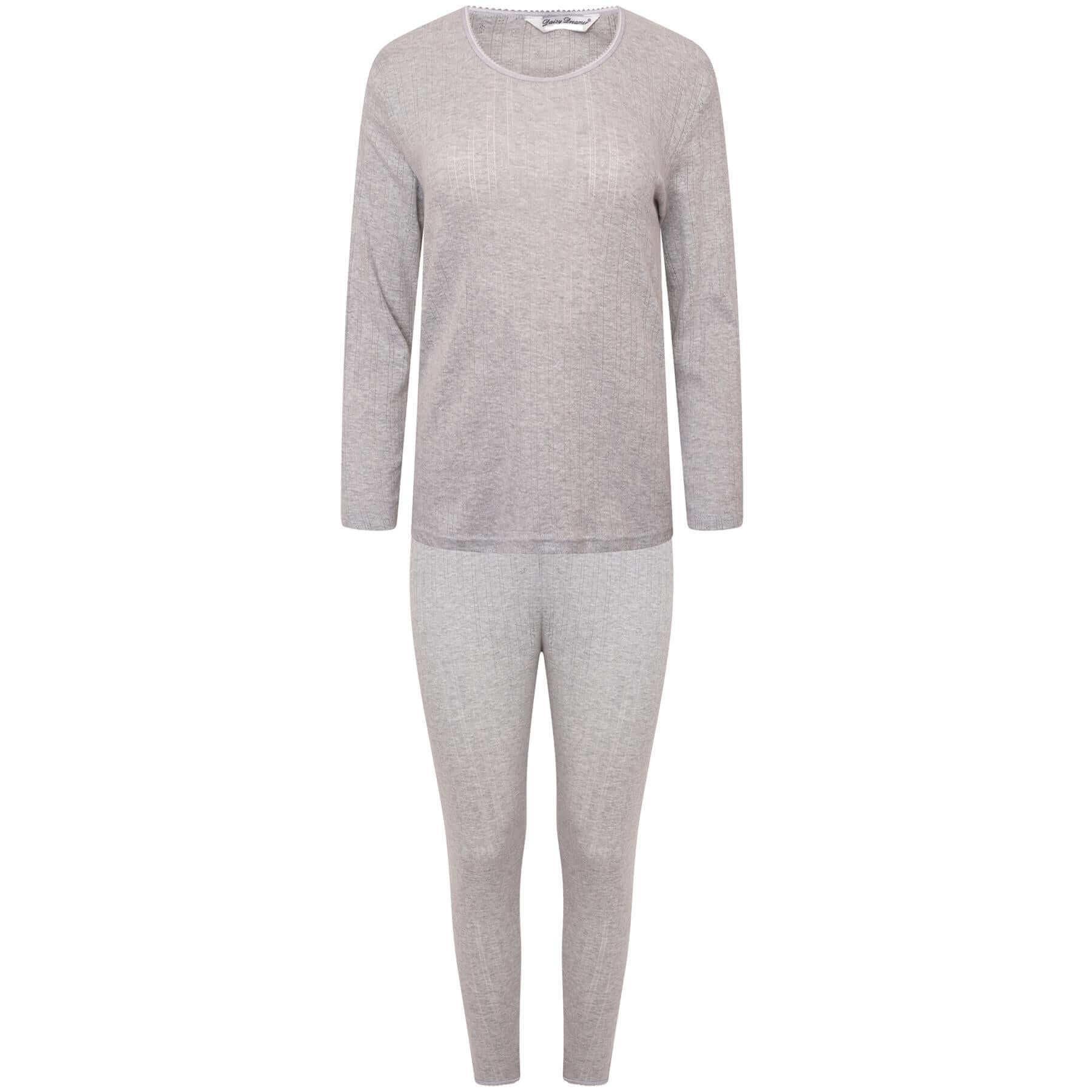 kids-thermal-underwear-set-for-girls-long-sleeve-top-and-pants-insulating-cotton-rich-winter-baselayer-soft-breathable-multiple-colors-sizes-by-heatwave-thermalwear-marl-grey-3-5-yrs - Bobobiy