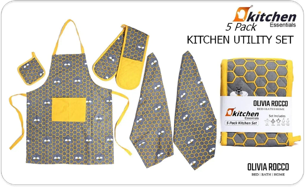 kitchen-sets-apron-double-oven-gloves-towel-set-heat-resistant-oven-mitts-pot-holder-for-home-kitchen-baking-and-cooking-pack-of-5-by-olivia-rocco-apron-1171105738 - Bobobiy