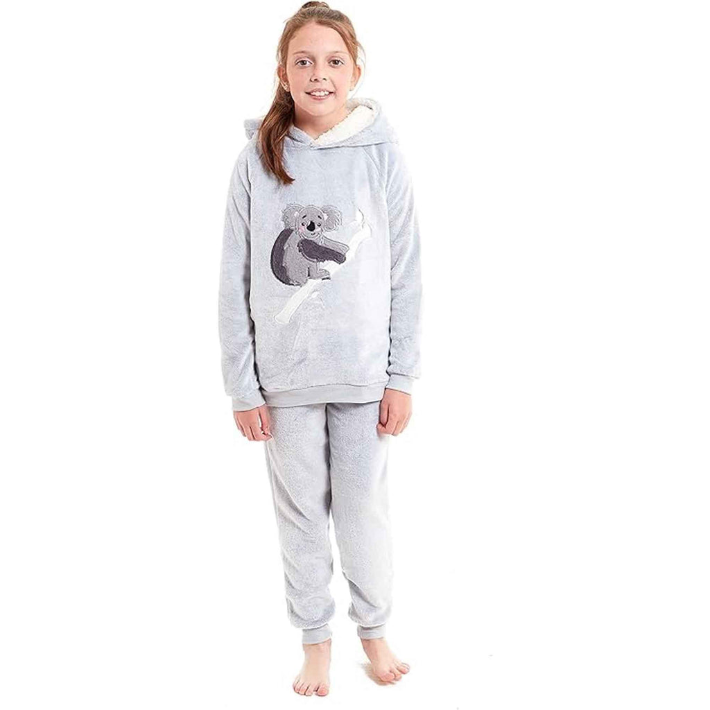koala-bear-fleece-hooded-pyjama-set-soft-plush-loungewear-for-kids-and-adults-cosy-nightwear-with-hoodie-and-elasticated-pants-by-daisy-dreamer-pyjamas-1184483341 - Bobobiy