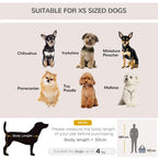 Grey pet carrier bag size guide for small dogs; compact travel kennel tote