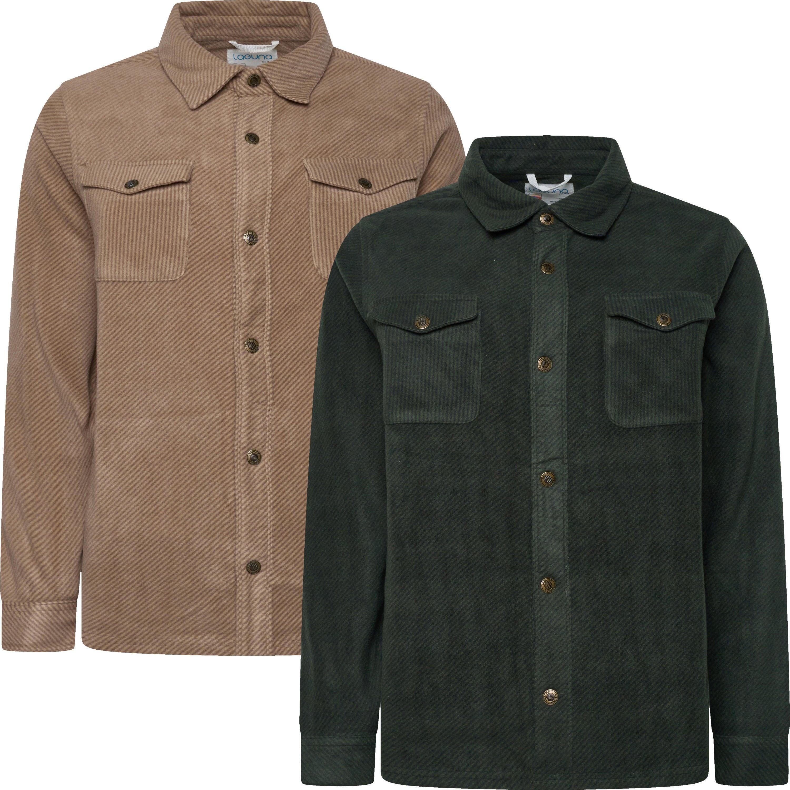 Laguna Brushed Button Up Overshirt