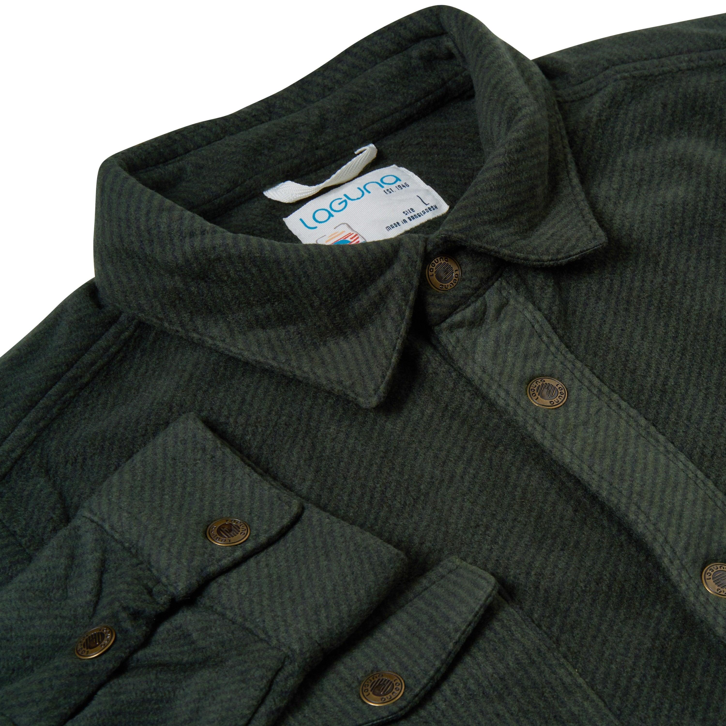 Laguna Brushed Button Up Overshirt