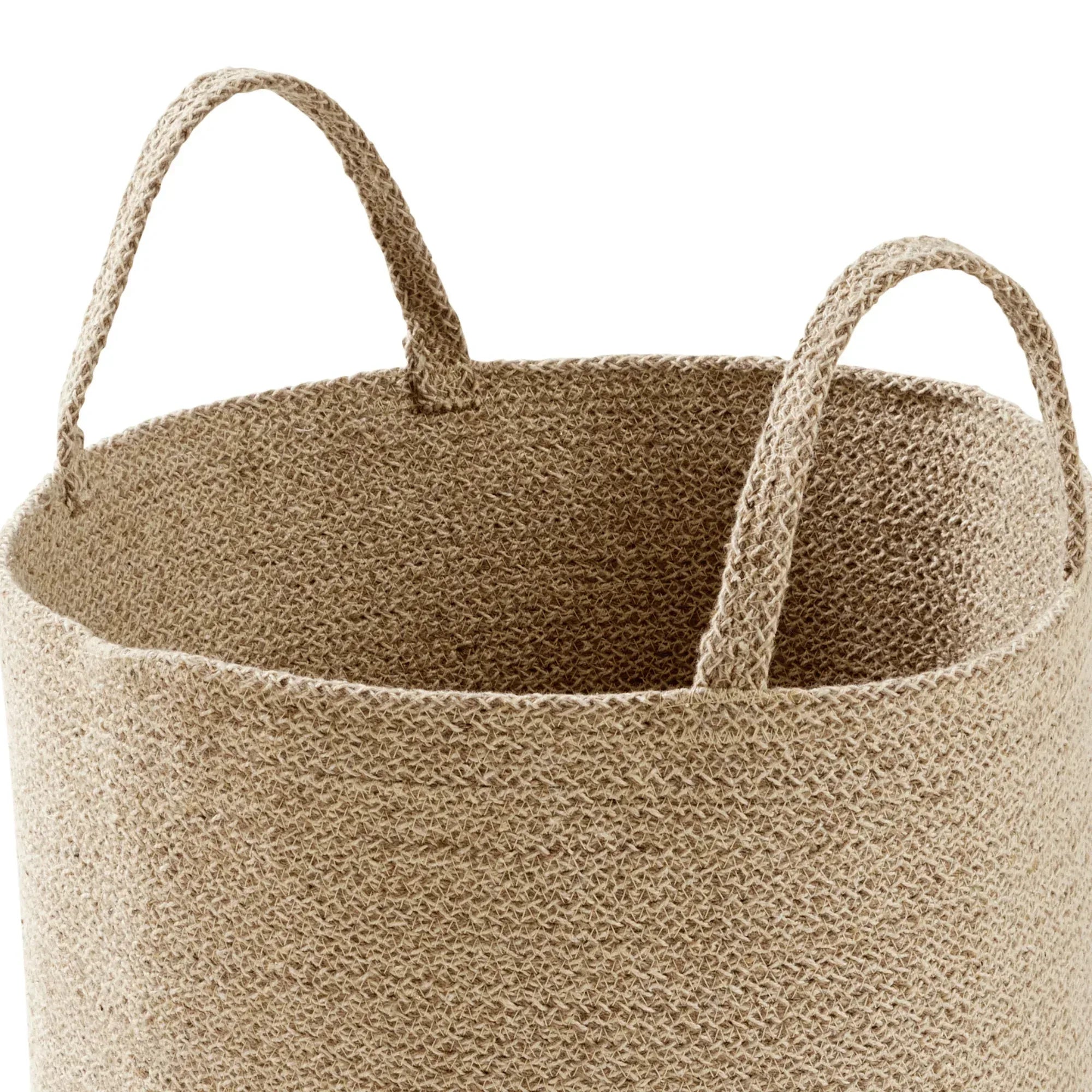 large-woven-cotton-laundry-basket-with-handles-durable-rope-storage-bin-for-clothes-toys-household-items-versatile-organizer-in-black-grey-natural-olivia-rocco-laundry-basktets-850238 - Bobobiy