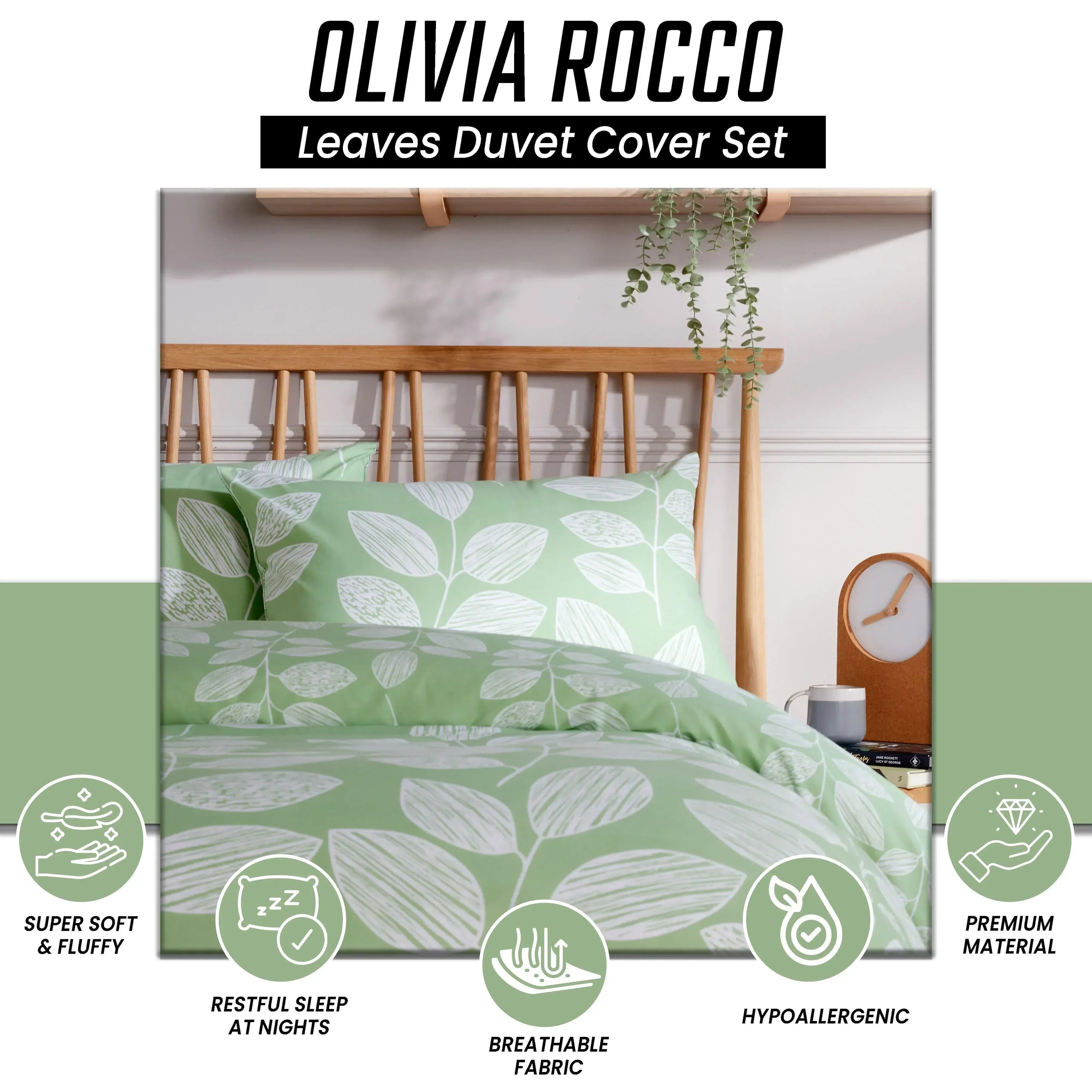 leaf-print-reversible-cotton-rich-duvet-cover-set-with-pillowcases-nature-inspired-bedding-in-black-and-gray-all-sizes-oeko-tex-certified-by-olivia-rocco-duvet-cover-990946680 - Bobobiy