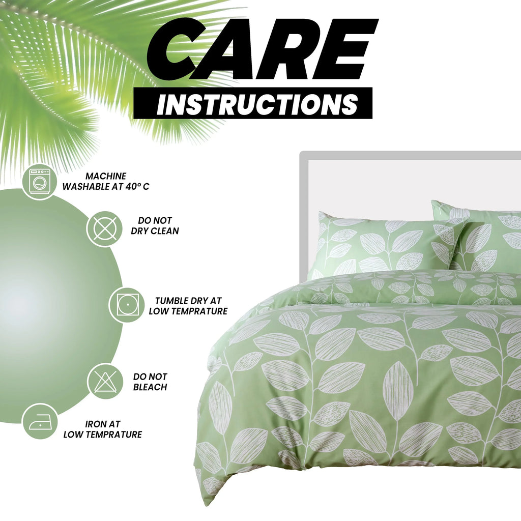 leaf-print-reversible-cotton-rich-duvet-cover-set-with-pillowcases-nature-inspired-bedding-in-black-and-gray-all-sizes-oeko-tex-certified-by-olivia-rocco-duvet-cover-990946681 - Bobobiy