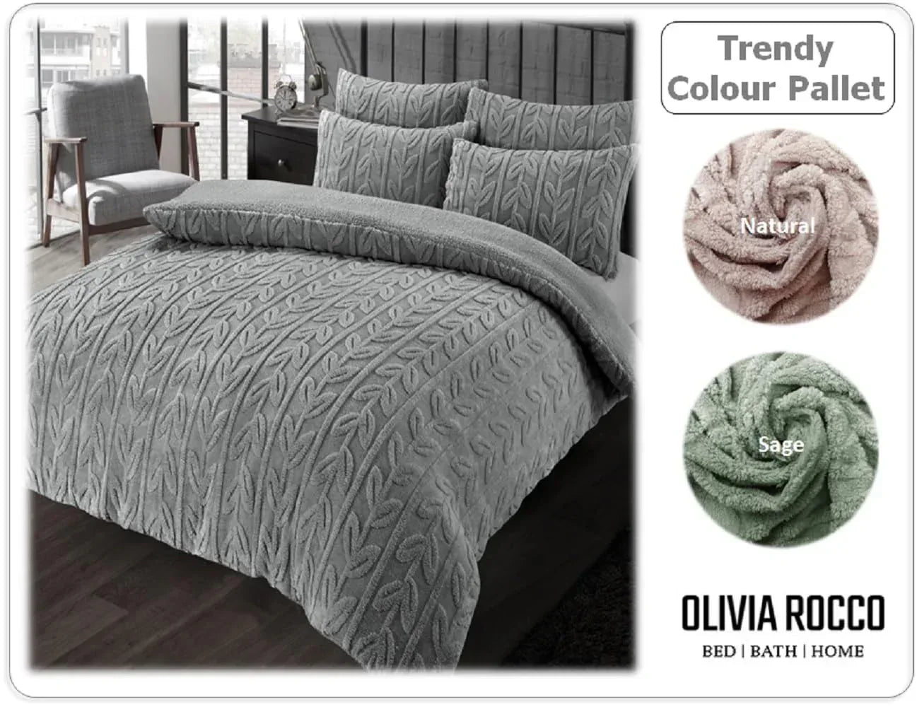 leaf-print-teddy-fleece-duvet-set-with-reversible-sherpa-fleece-ultra-soft-winter-bedding-for-single-double-king-size-beds-by-olivia-rocco-duvet-cover-949519866 - Bobobiy