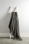 Lisbon Pure Indian Cotton Handwoven Honeycomb Throw Blanket Luxurious Soft Lightweight Easycare Cover for Sofa Bed or Living Room Available in 10 Colours and Sizes