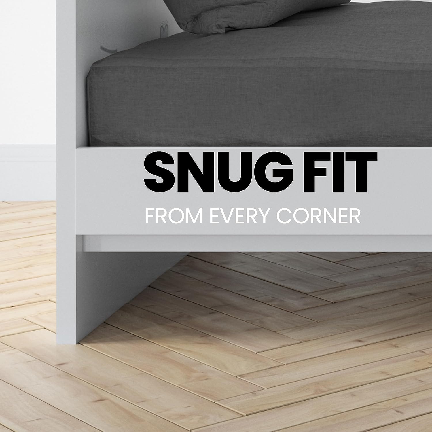 Luxurious Brushed Cotton Easycare Flannelette Fitted Sheets Super Soft Elastic-Fitted Design for Warm Comfortable Sleep Multiple Sizes