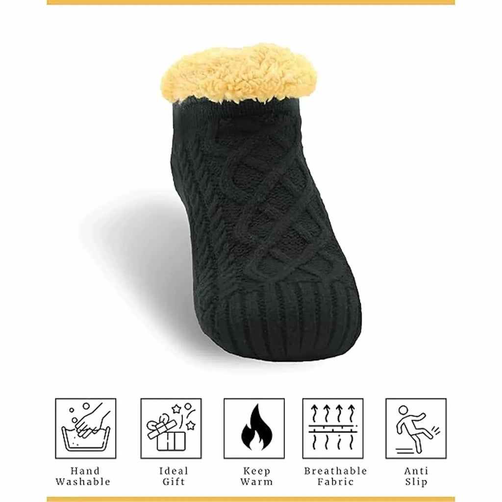 luxurious-nordic-fluffy-sherpa-lined-slipper-socks-for-men-and-women-warm-non-slip-indoor-winter-house-shoes-fair-isle-black-navy-grey-uk-4-7-8-12-by-sock-stack-socks-1178179957 - Bobobiy