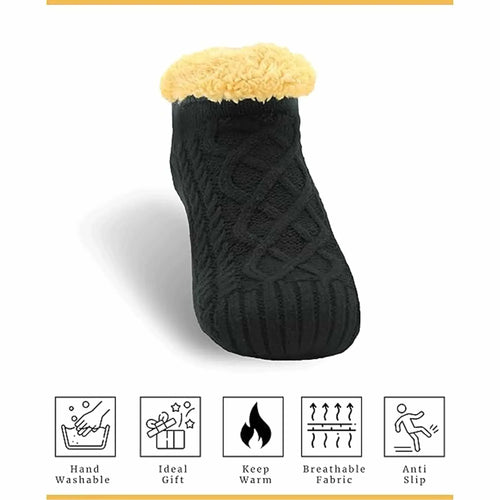 luxurious-nordic-fluffy-sherpa-lined-slipper-socks-for-men-and-women-warm-non-slip-indoor-winter-house-shoes-fair-isle-black-navy-grey-uk-4-7-8-12-by-sock-stack-socks-1178179957 - Bobobiy