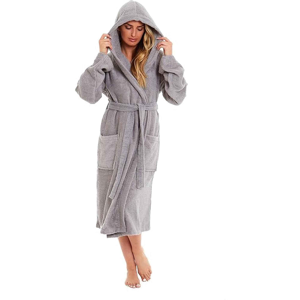 luxurious-women-s-bamboo-hooded-dressing-gown-ultra-absorbent-soft-towelling-robe-for-spa-gym-home-in-grey-or-white-sizes-s-to-xl-daisy-dreamer-robe-1184733833 - Bobobiy
