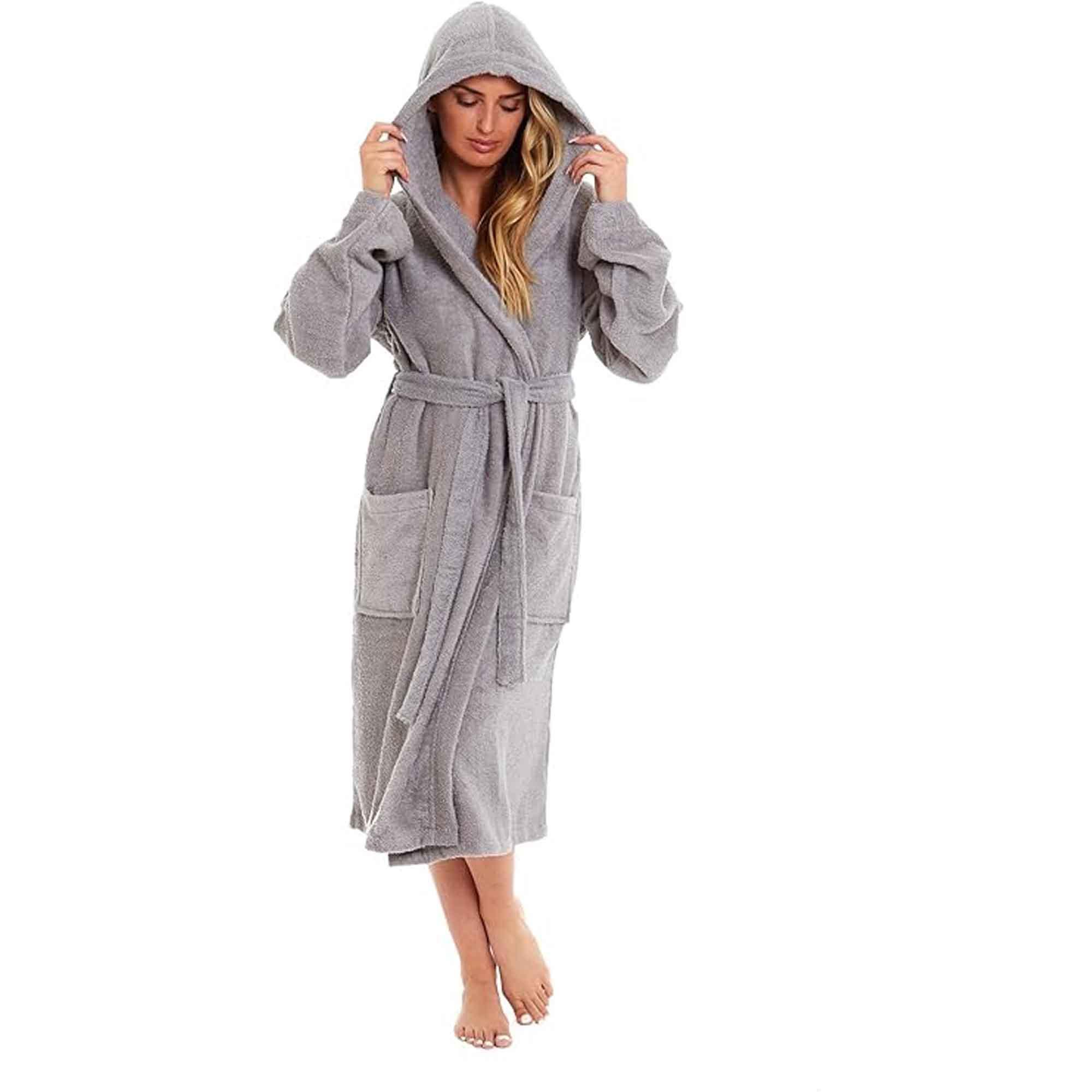 luxurious-women-s-bamboo-hooded-dressing-gown-ultra-absorbent-soft-towelling-robe-for-spa-gym-home-in-grey-or-white-sizes-s-to-xl-daisy-dreamer-robe-1184733833 - Bobobiy