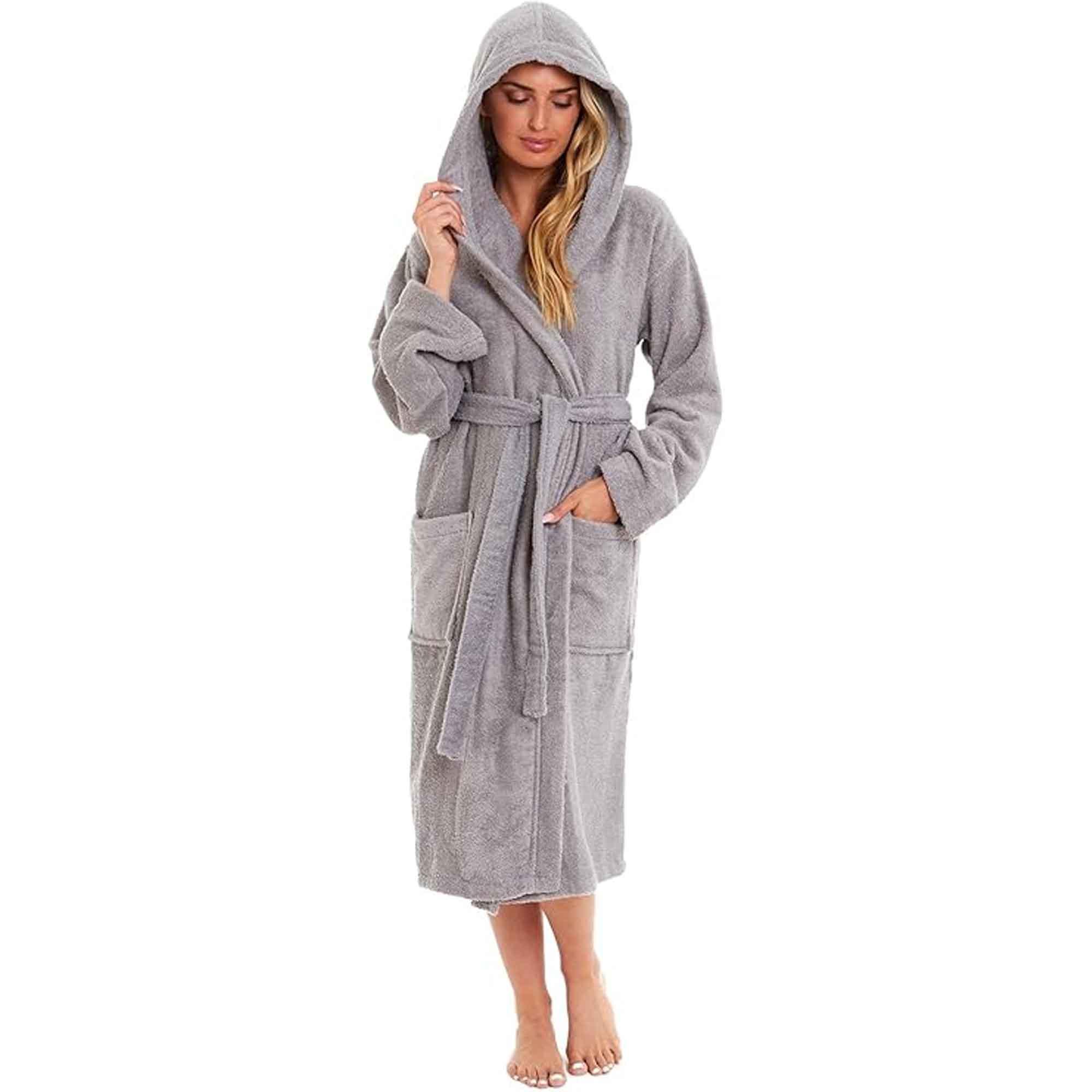 luxurious-women-s-bamboo-hooded-dressing-gown-ultra-absorbent-soft-towelling-robe-for-spa-gym-home-in-grey-or-white-sizes-s-to-xl-daisy-dreamer-robe-1184733834 - Bobobiy