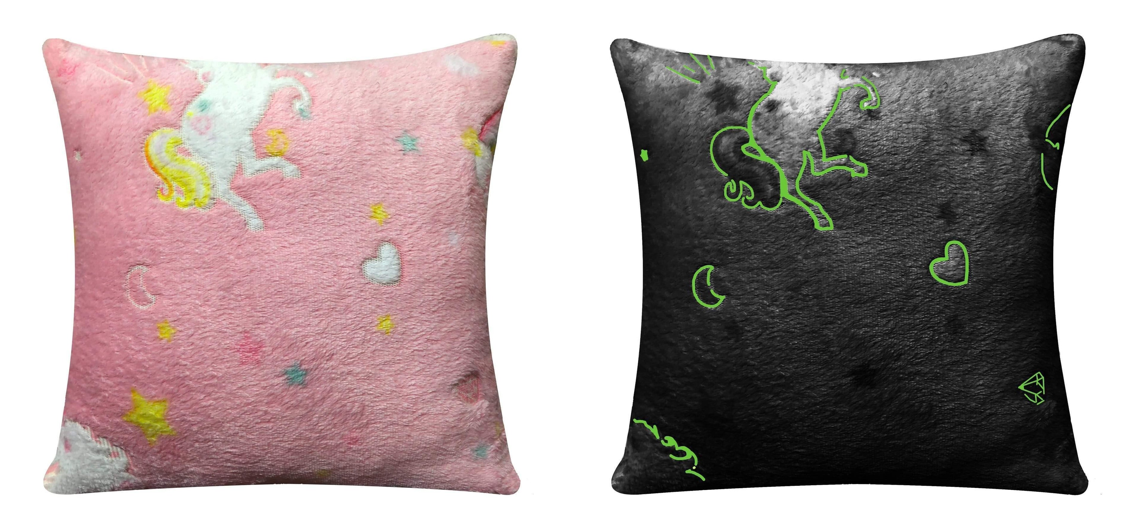 magical-glow-in-the-dark-rainbow-unicorn-teddy-fleece-duvet-set-for-kids-super-soft-cosy-bedding-perfect-for-children-s-bedrooms-by-olivia-rocco-duvet-cover-636141854 - Bobobiy