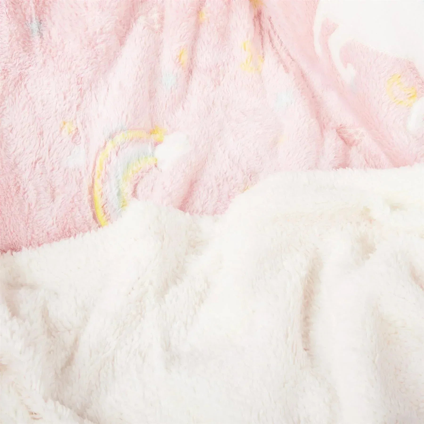 magical-glow-in-the-dark-rainbow-unicorn-teddy-fleece-duvet-set-for-kids-super-soft-cosy-bedding-perfect-for-children-s-bedrooms-by-olivia-rocco-duvet-cover-654258535 - Bobobiy