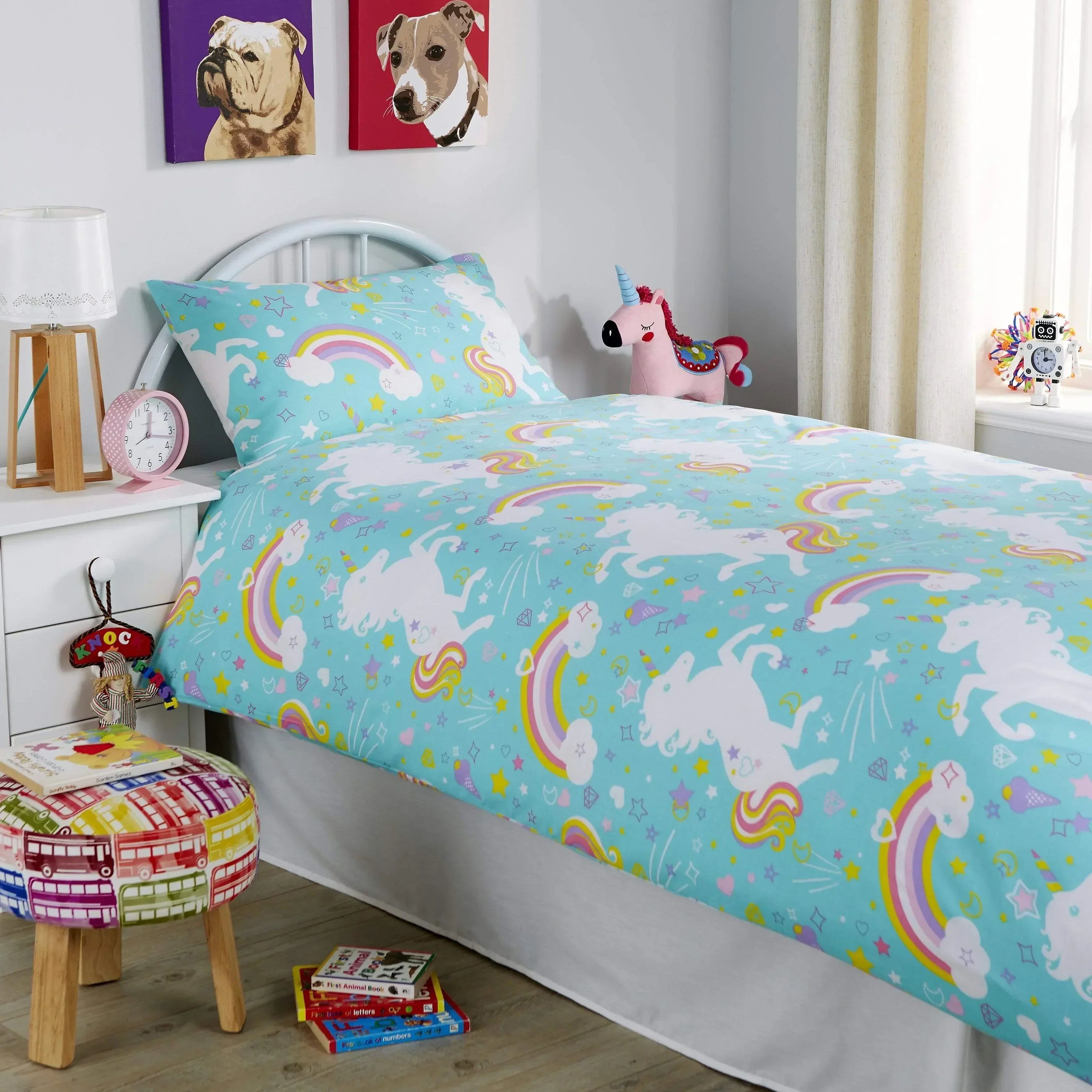 magical-unicorn-fairytale-duvet-cover-set-for-kids-cotton-rich-whimsical-design-oeko-tex-certified-bedding-available-single-double-by-olivia-rocco-duvet-cover-573849038 - Bobobiy