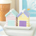 Pastel Beach Hut Salt and Pepper Shakers - Bobobiy