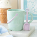 Pastel Bucket Mug with Spade Spoon - Bobobiy