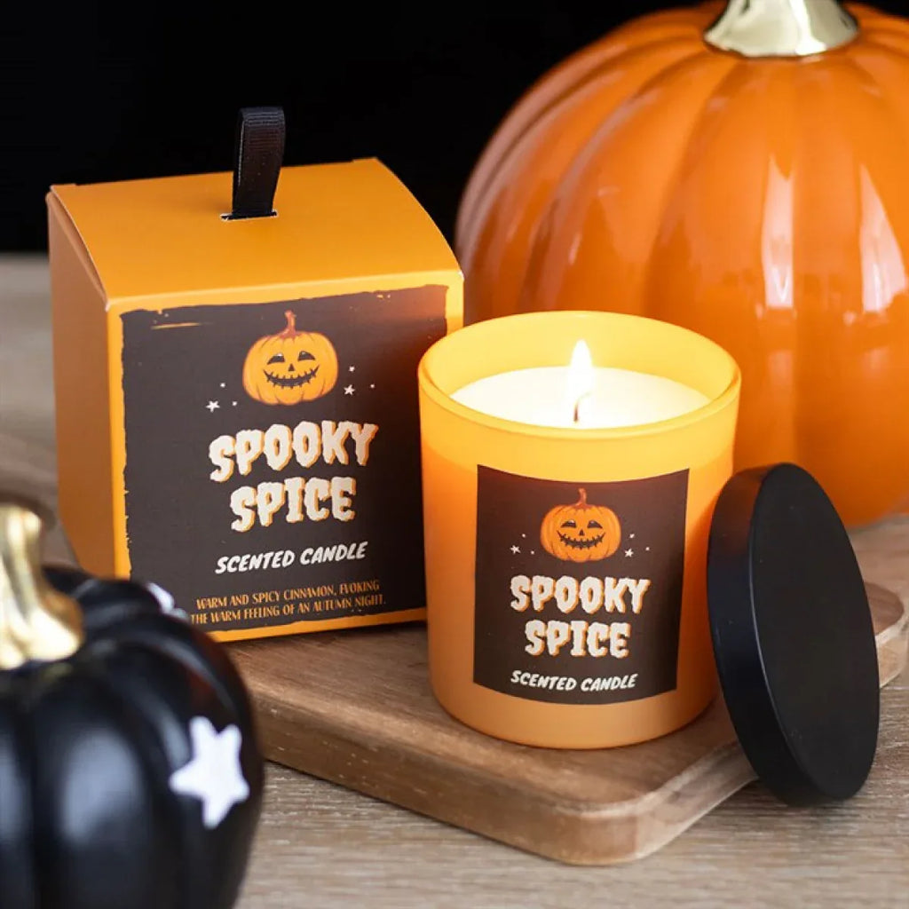 Spooky Spice Cinnamon Candle - Bobobiy